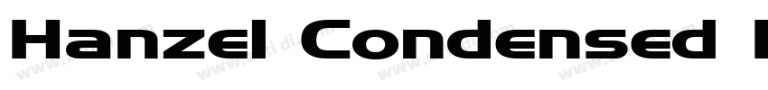 Hanzel Condensed Bol字体转换